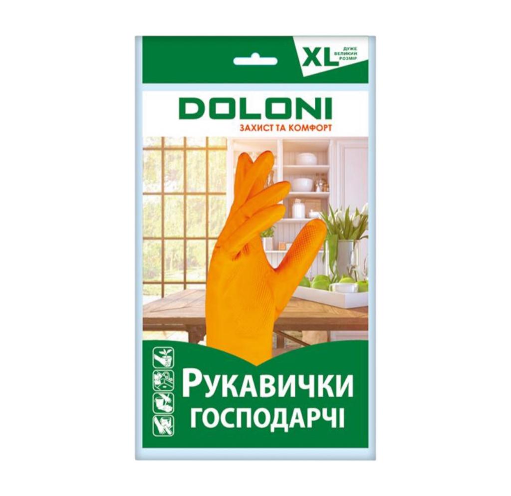 Перчатки DOLONI Перчатки хозяйственные УНИВЕРСАЛЬНЫЕ латексные (XL) 4563
