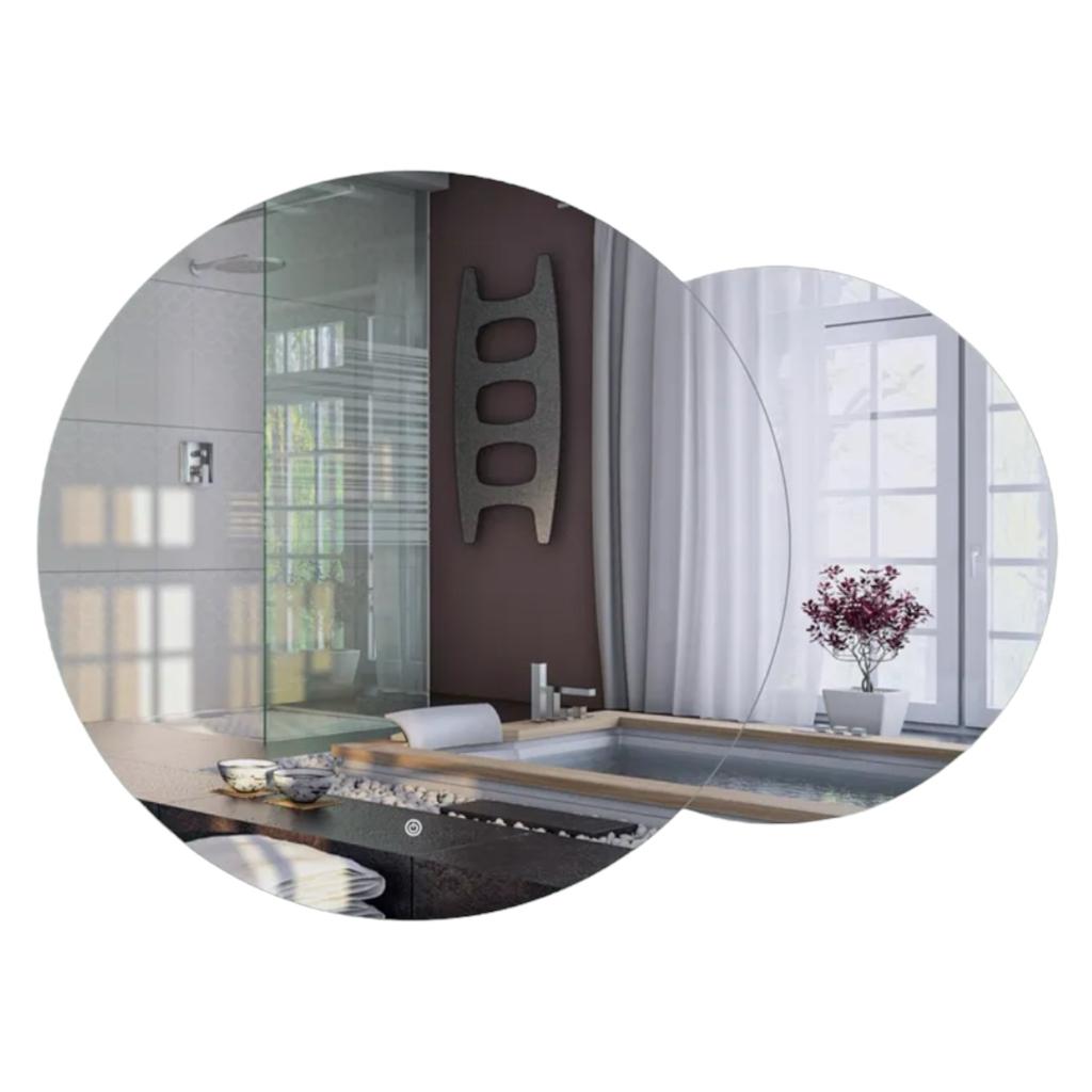Зеркала с подсветкой MIXXUS Premium TOPPER MC01-100x75 Дзеркало (LED Touch, Anti-fog, димер (3-6,5kK)) (MP6621)