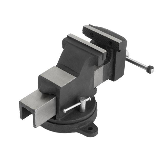 Тиски слесарные INTERTOOL Тиски слесарные поворотные 100мм STORM, 8,85кг HT-0085