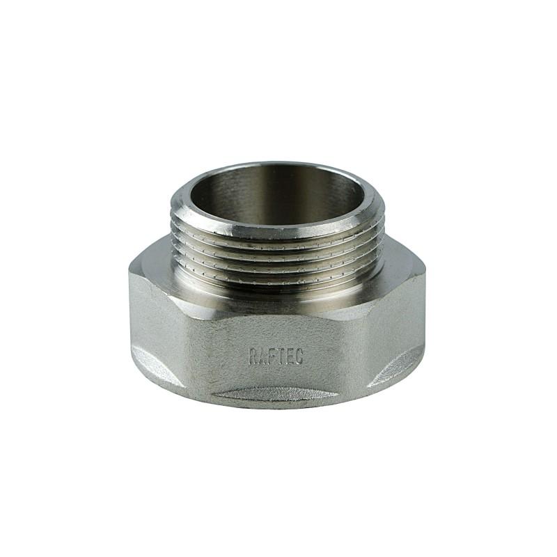 Фитинги резьбовые никелированные Nickel Raftec Переходник 32Вх20Н (1 1/4В-3/4Н) никель P0402