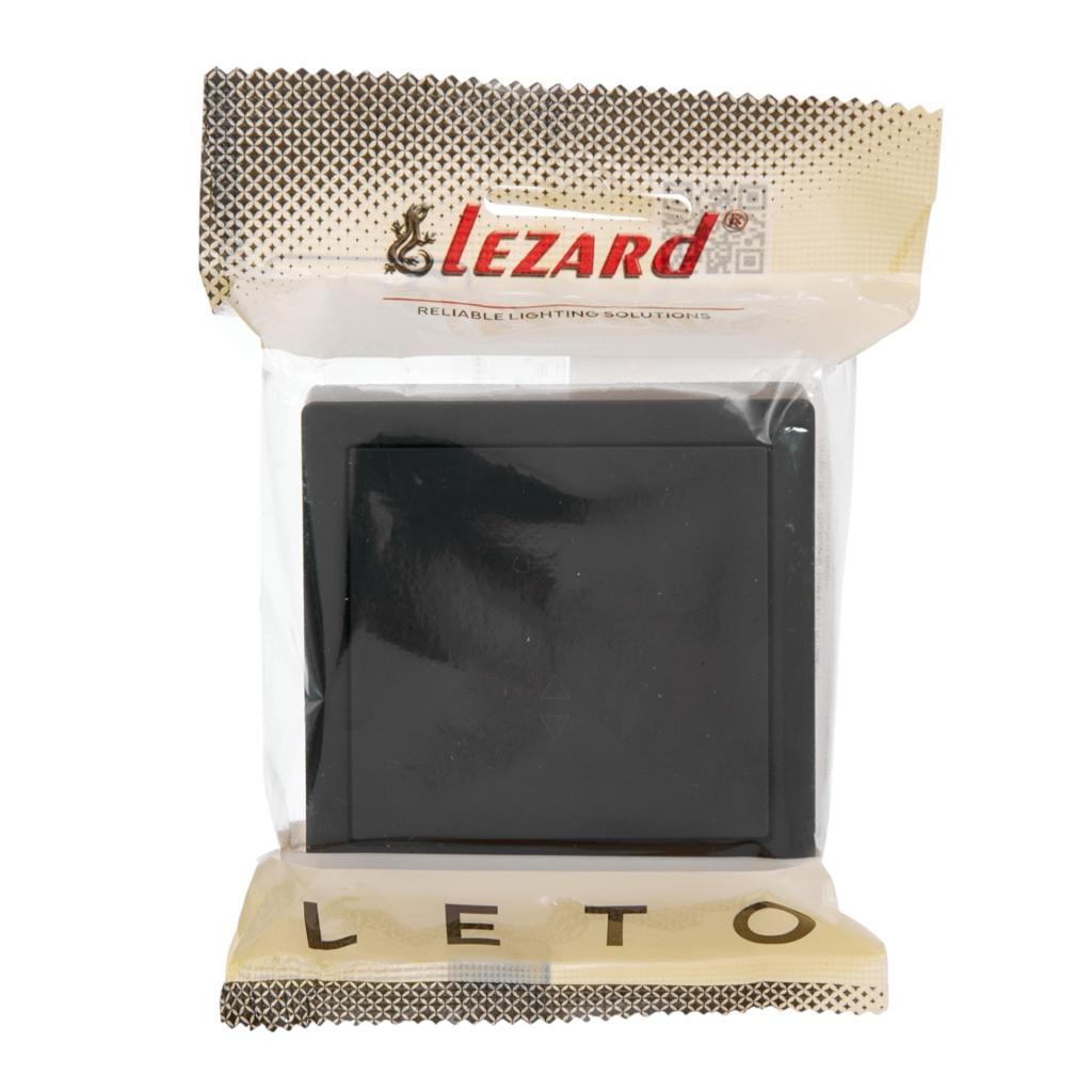 LETO (антрацит) Lezard LETO Выключатель наружный 1-й проходной (антрацит) 752-4200-105