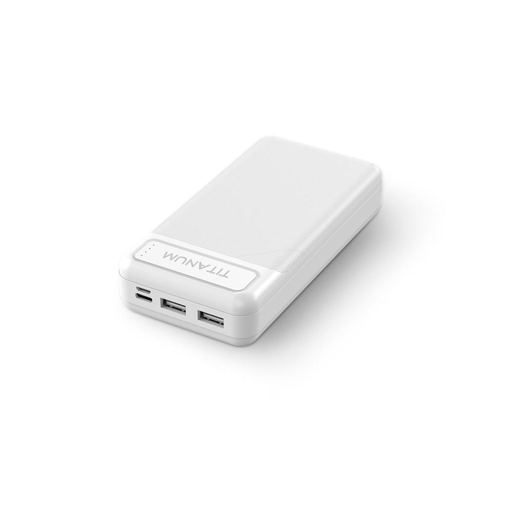 Повербанки (POWER BANK) TITANUM Power bank 20000mAh TPB-913 White
