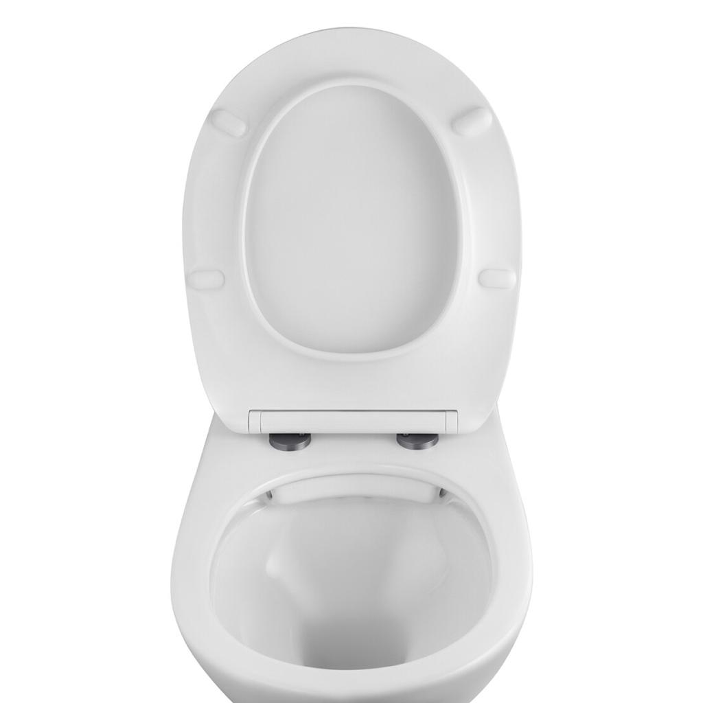 Инсталяции GROHE Solido 3 в 1 3884966Q Інсталяція +  Унітаз безобідковий Kroner Oker WHI533536 RIMLESS з сидінням Slim Duroplast / Soft-close / Quick relase KO533536WHIR (3884966KO533536)