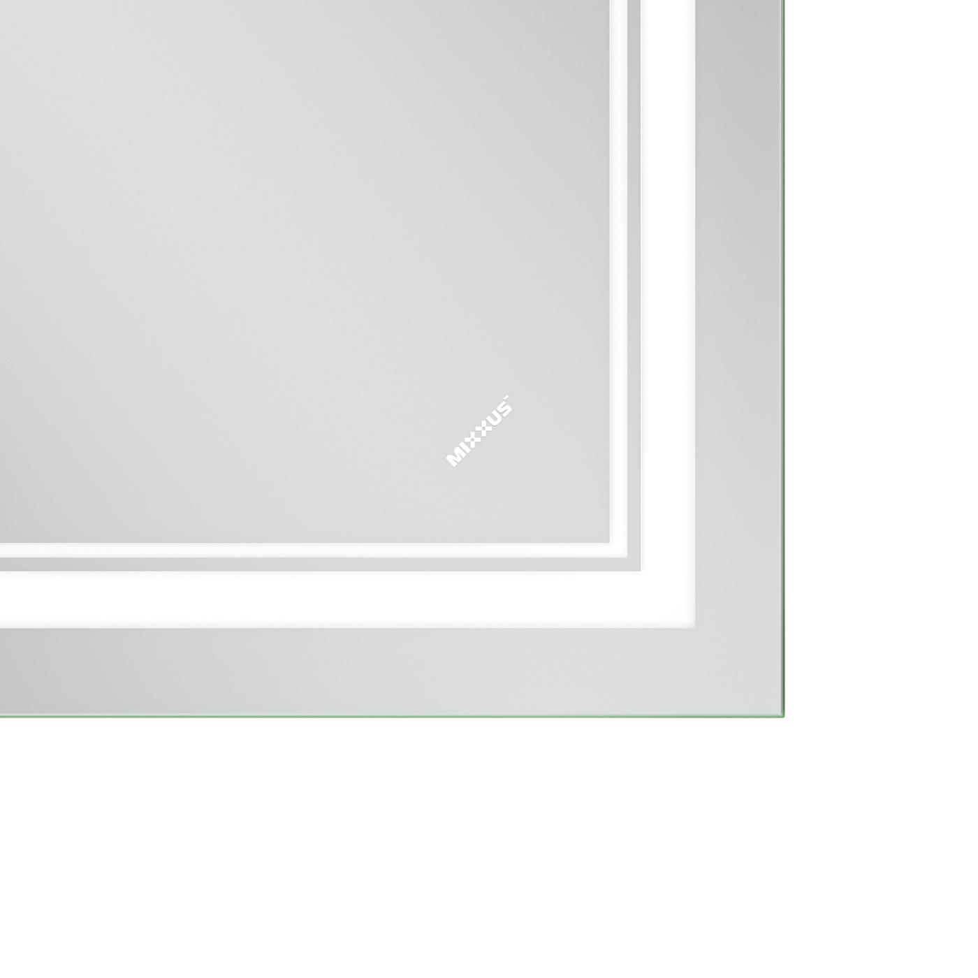 Зеркала с подсветкой MIXXUS Premium QUADRO MR20-50x80-REVERSE Дзеркало (LED Touch, Anti-fog, димер) (MP6620)