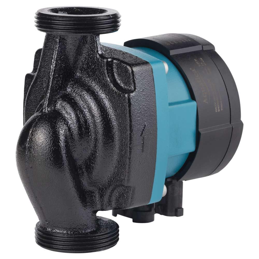 ЦИРКУЛЯЦІЙНІ НАСОСИ AQUATICA GPA25-4/130 III Насос циркуляційний енергозберігаючий 5-25Вт Hmax 4м Qmax 47л/хв Ø1½ 130мм + гайки Ø1 774042