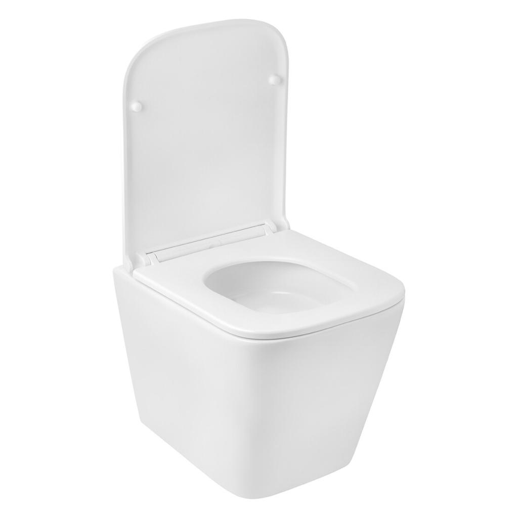 Инсталяции GROHE Solido 3 в 1 3884966Q Інсталяція +  Унітаз безобідковий Kroner Eifel WHI493436 TORNADO з сидінням Slim Duroplast / Soft-close / Quick relase KE493436WHIT (3884966KE493436T)