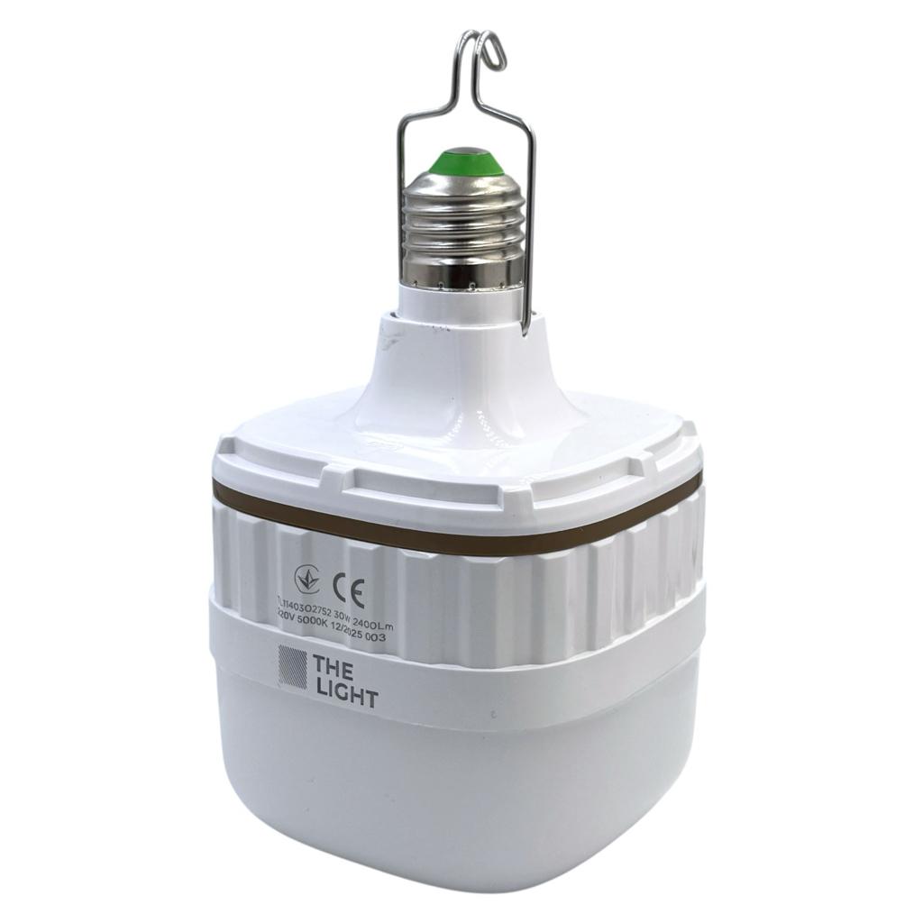 LED-Лампи The Light LED-Лампа акумуляторна 30W E27 5000K 2400Lm Li-ion 2*800mA, Type-C/DC5V TL1140302752