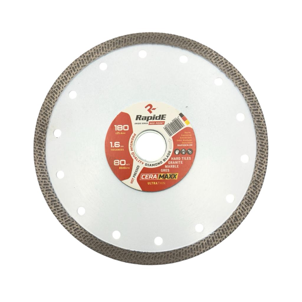 Диски алмазные RAPIDE CERAMAXX Диск алмазный 180*25.4*22,2 (ULTRA керамика) R9703