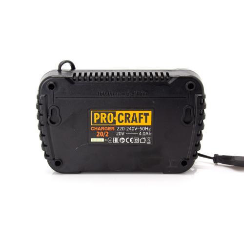 Тримери акумуляторні PROCRAFT Тример акумуляторний PTA40 + 2 АКБ 4Ah + ЗП charger20/2