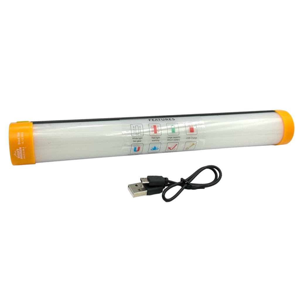 Фонари аварийные RightHausen STICK Фонарь аварийный 8W 280Lm 37*260мм. 1800mA, IP55 HN-314082