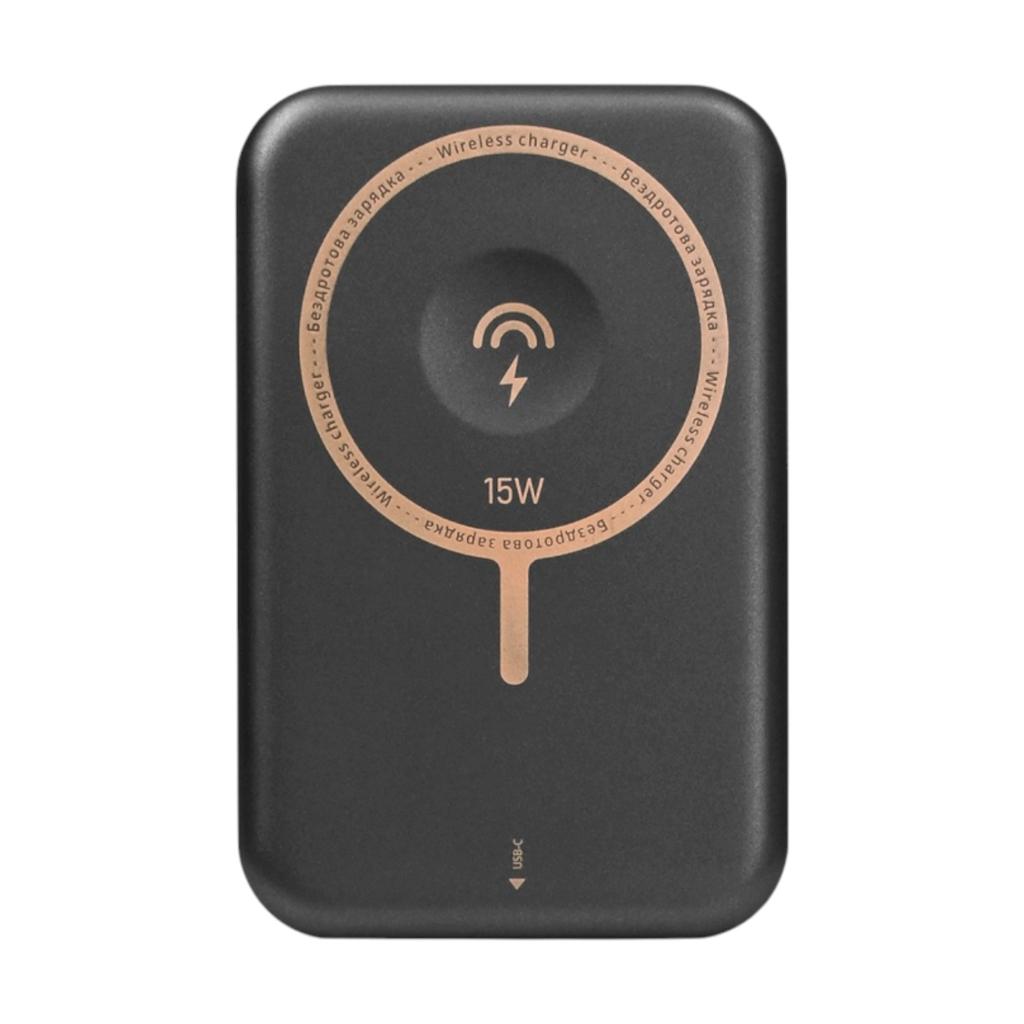 Повербанки (POWER BANK) VIDEX VPB-W102-G Power bank 10000mAh PD20W Grey (с беспроводной зарядкой)