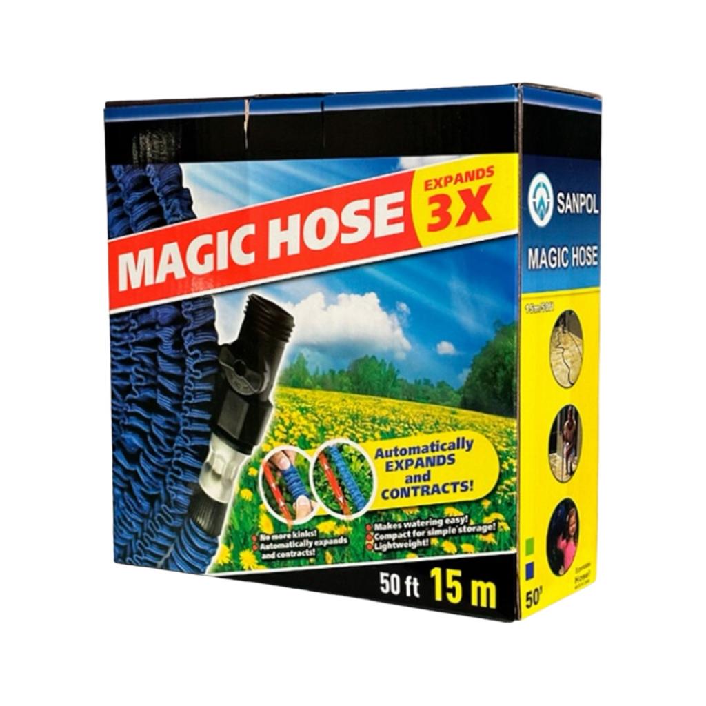 Шланг поливочный растяжной MAGIC HOUSE Шланг поливочный растяжной 15м.
