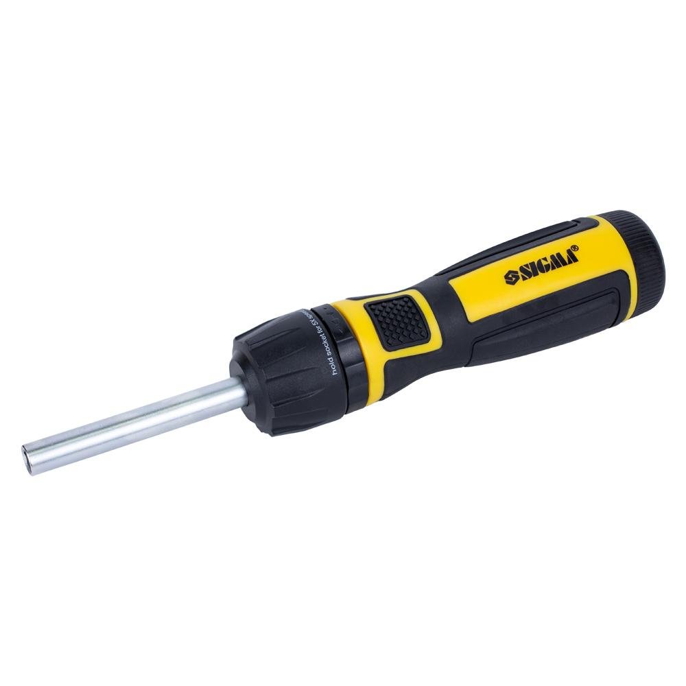 Отвёртки SIGMA Викрутка з реверсом високошвидкісна + біти 12шт CrV Mega 4009821