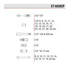 Наборы инструментов INTERTOOL Набор инструментов 1/2  (38ед.) ET-6038SP