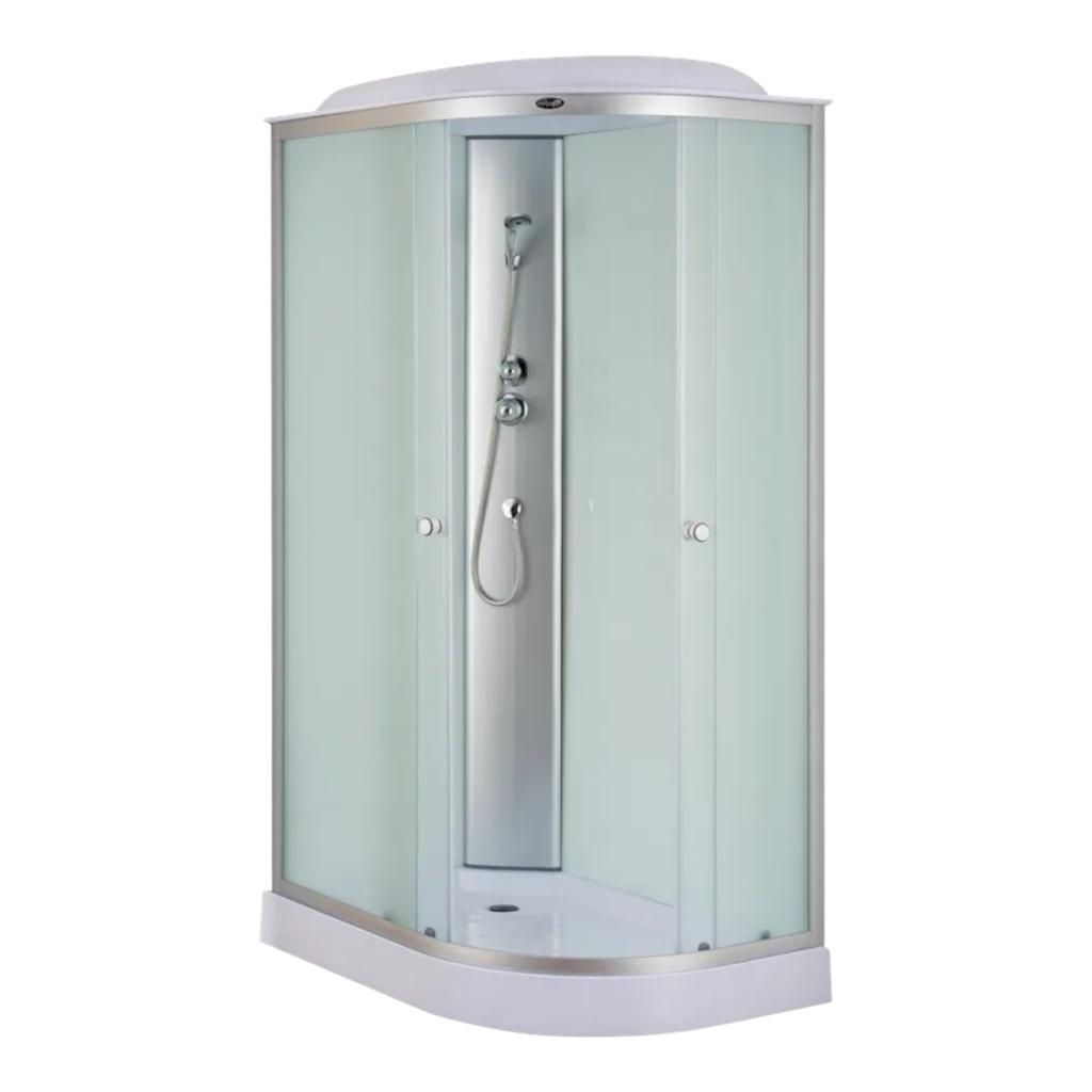 Душові бокси MIXXUS WAVE SB02-120x80x215-L-FB SATIN Душовий бокс 90*90мм. (низький піддон) (MI6892)