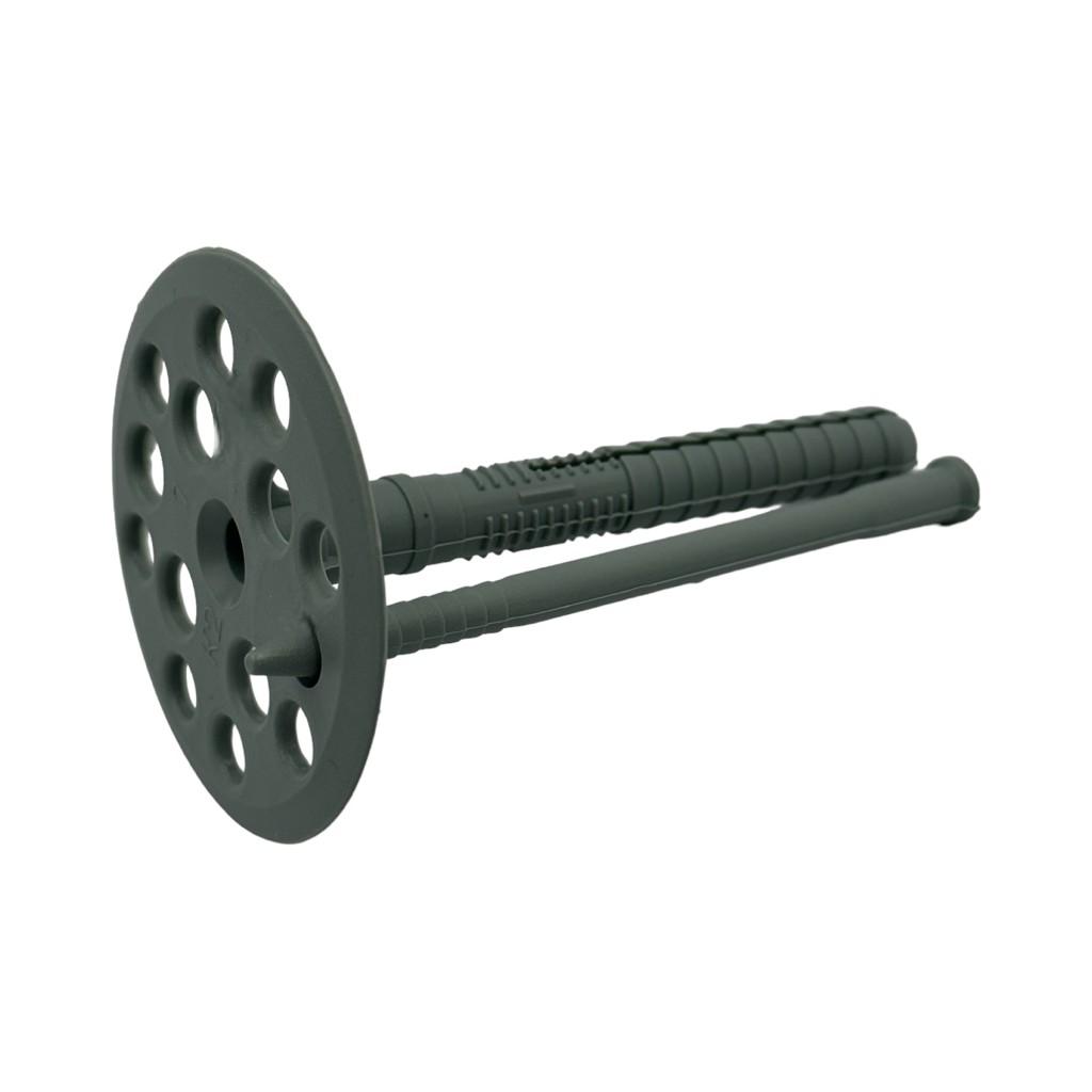 Дюбель для термоізоляції із цвяхом Дюбель для термоізоляції з пластиковим цвяхом 10*160мм. (пач/50шт.)
