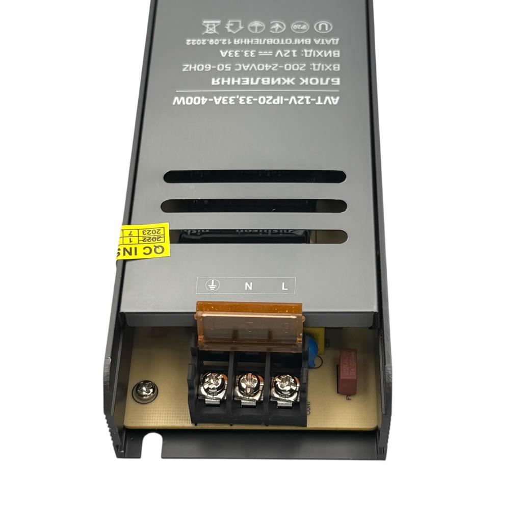 Блоки питания 12V AVT Блок питания 400W 12V IP20 245*63*29мм. AVT-400-12V-33,3А
