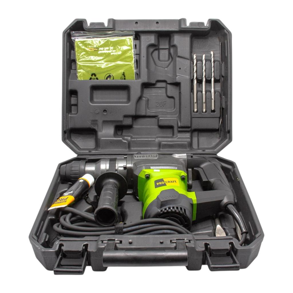 Перфоратори (електричні) PROCRAFT Перфоратор бочковий 4,5Дж. 1200Вт. SDS PLUS BH1750