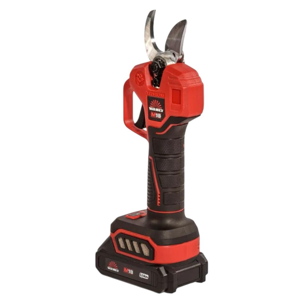 Секатори акумуляторні VITALS Master AG 1825ck BL Kit М18 Секатор акумуляторний безщітковий (з АКБ 1*2Ah та ЗП + кейс)