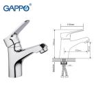 Смесители для умывальника GAPPO G1036 (VANTTO) Смеситель для умывальника