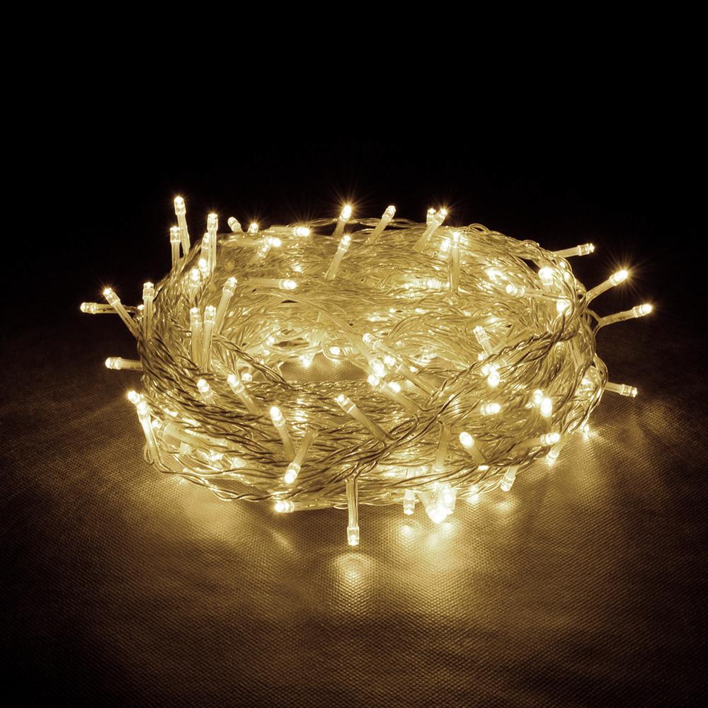 Гірлянди Гирлянда 200 LED (прозрачная) бел./тёплый