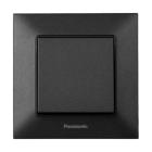 Arkedia Slim (чёрная) Panasonic Arkedia Slim Выключатель внутр. 1-й (черный) WNTC0001-2BL