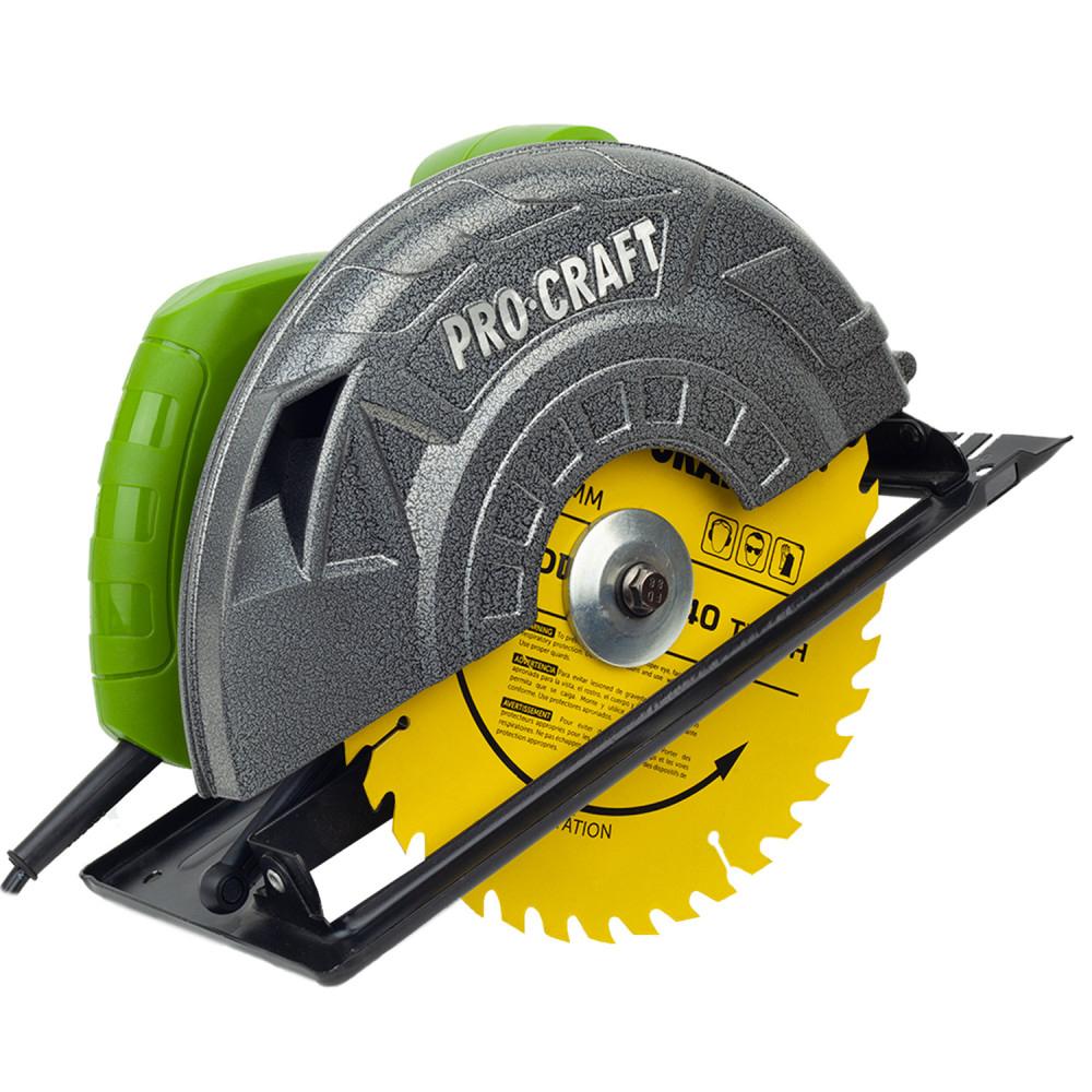 Пилки дискові (електричні) PROCRAFT Пила дискова Ø255мм. 3000Вт. KR3000