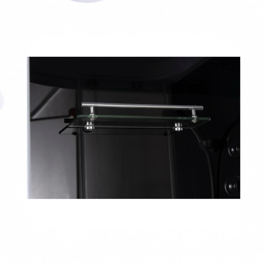 Душові бокси MIXXUS STRONG SBH01-90x90x215-GR SATIN Душовий бокс з гідромасажем 90*90мм. (високий піддон) (MI6889)