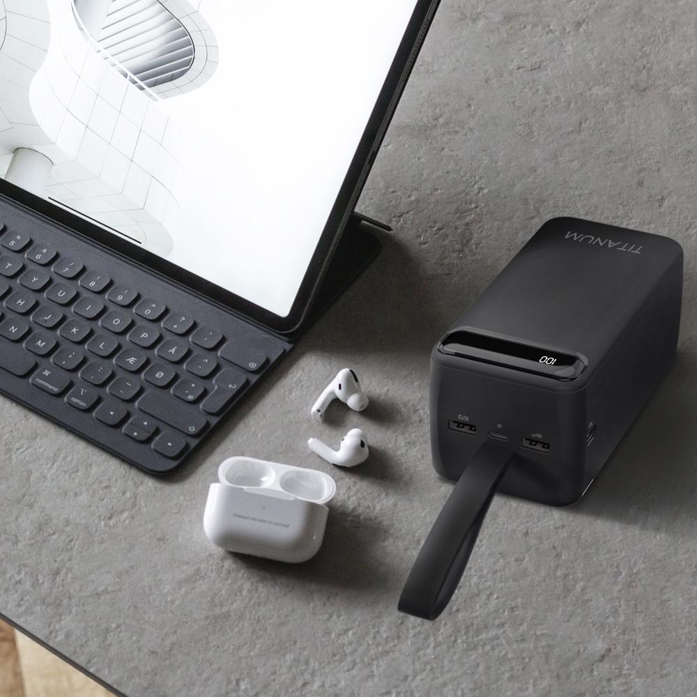 Повербанки (POWER BANK) TITANUM Power bank 50000mAh  TPB-741 Black