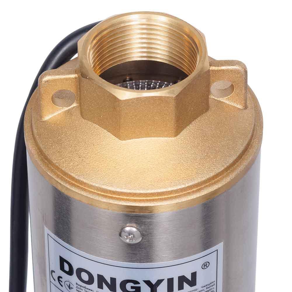 СКВАЖИННЫЕ НАСОСЫ AQUATICA DONGYIN Насос відцентровий свердловинний 1.1кВт H 102(72)м Q 100(67)л/хв Ø102мм 4SDm4/14 (без дроту) 777133