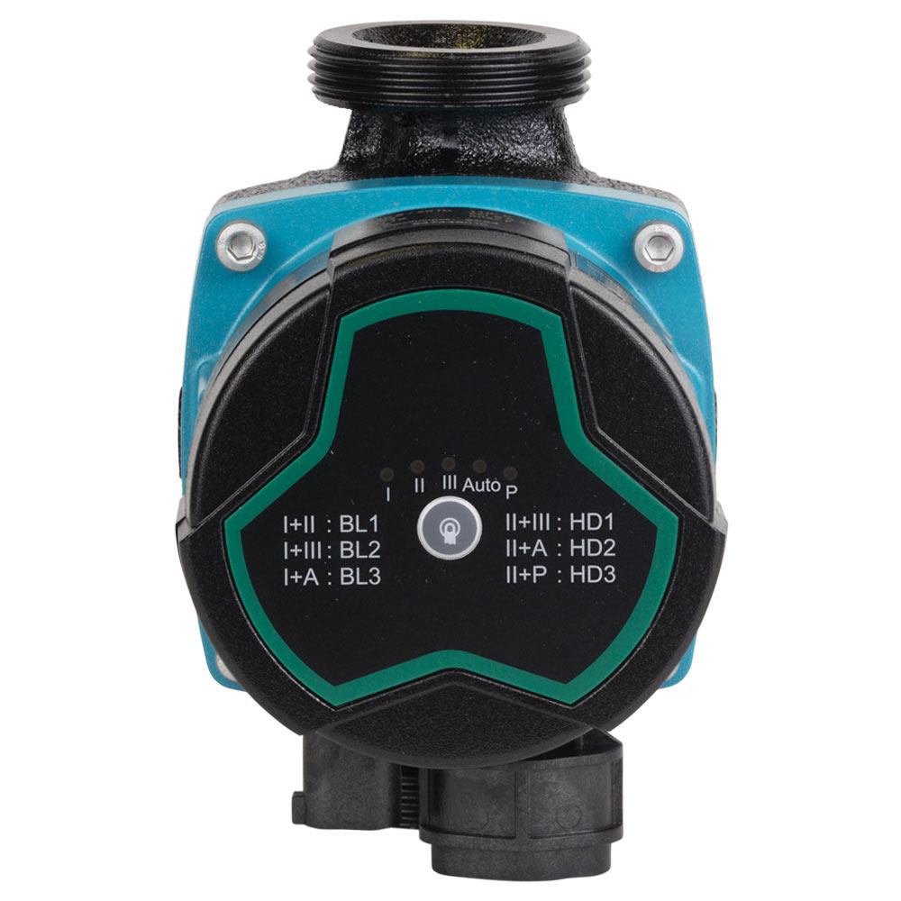 ЦИРКУЛЯЦИОННЫЕ НАСОСЫ AQUATICA GPA25-8/130 III Насос циркуляционный энергосберегающий 5-60Вт Hmax 8м Qmax 63л/мин Ø1½ 130мм + гайки Ø1 774062