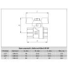 Краны серии Red Raftec RED Кран шаровый DN20 (3/4) вв красная бабочка CBB-02