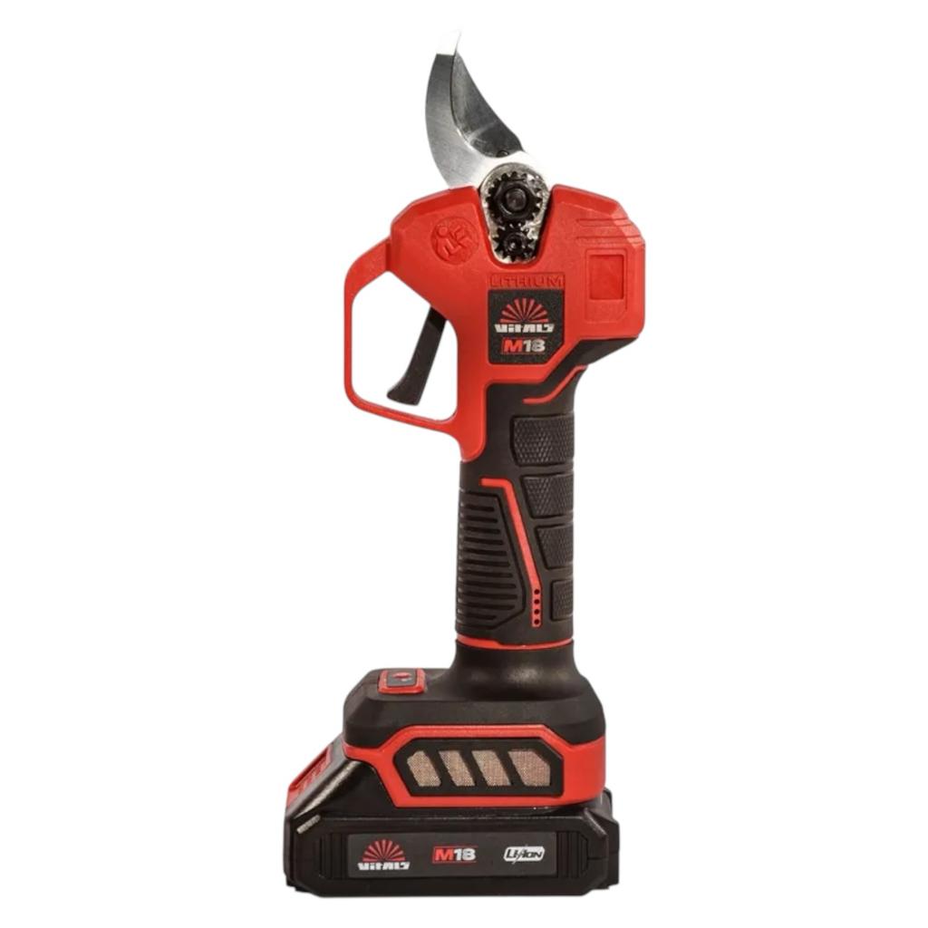 Секатори акумуляторні VITALS Master AG 1825ck BL Kit М18 Секатор акумуляторний безщітковий (з АКБ 1*2Ah та ЗП + кейс)