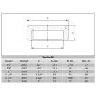 Фитинги резьбовые никелированные Nickel Raftec Заглушка В 15 (1/2) никель ZV01