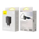 Зарядные устройства для телефонов Baseus Зарядний пристрій Compact Quik Charger 2U+C 30W EU Black CCXJ-E01