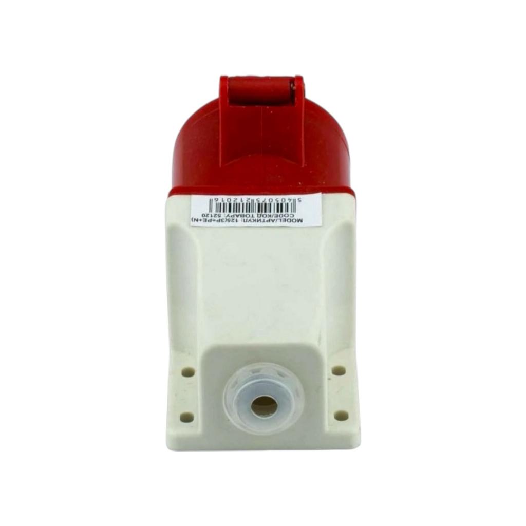 Розьёмы силовые ENERGIO Розетка силова стаціонарна 380V 32A IP44 125(3P+PE+N) IC-125