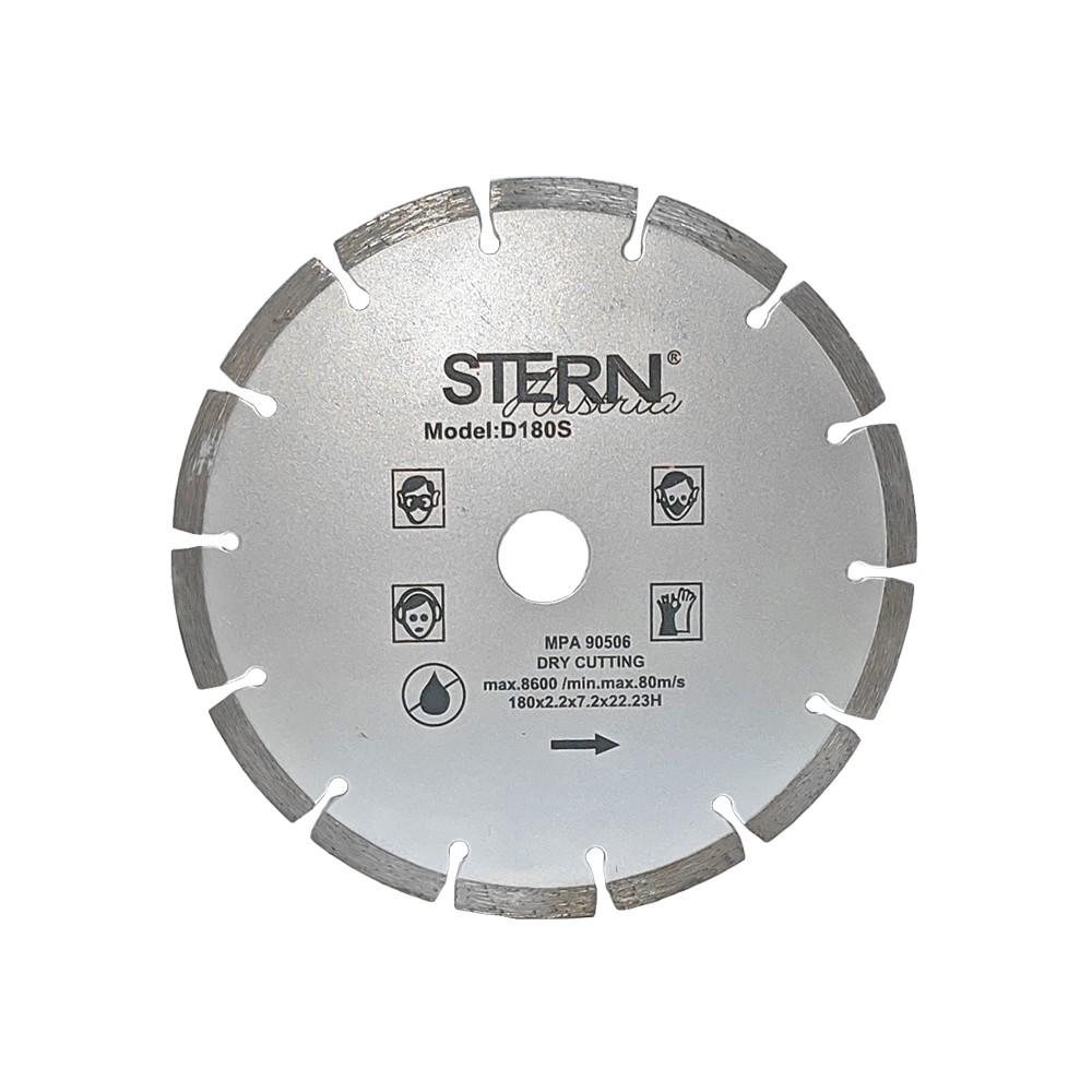 Диски алмазні STERN Диск алмазний 180*2,2*22,2 (сегмент) D180S