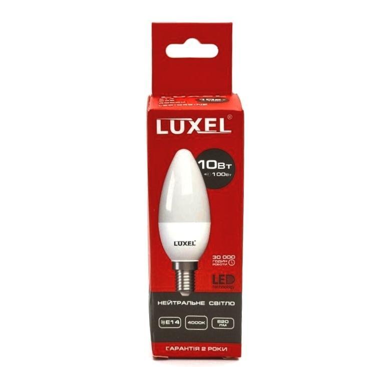LED-Лампи LUXEL LED-Лампа ECO свічка 10W E14 4000K 820Lm LED-048-NE