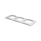 ELEGANT MARSHEL ELEGANT Рамка гориз. на 3 механізма (біла) FE-3