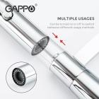 Змішувачі для кухні GAPPO G4398-15 Змішувач для кухні під фільтр (чорний/хром)