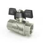 Краны серии Black Raftec BLACK Кран шаровый DN25 (1) вв черная бабочка DRB3