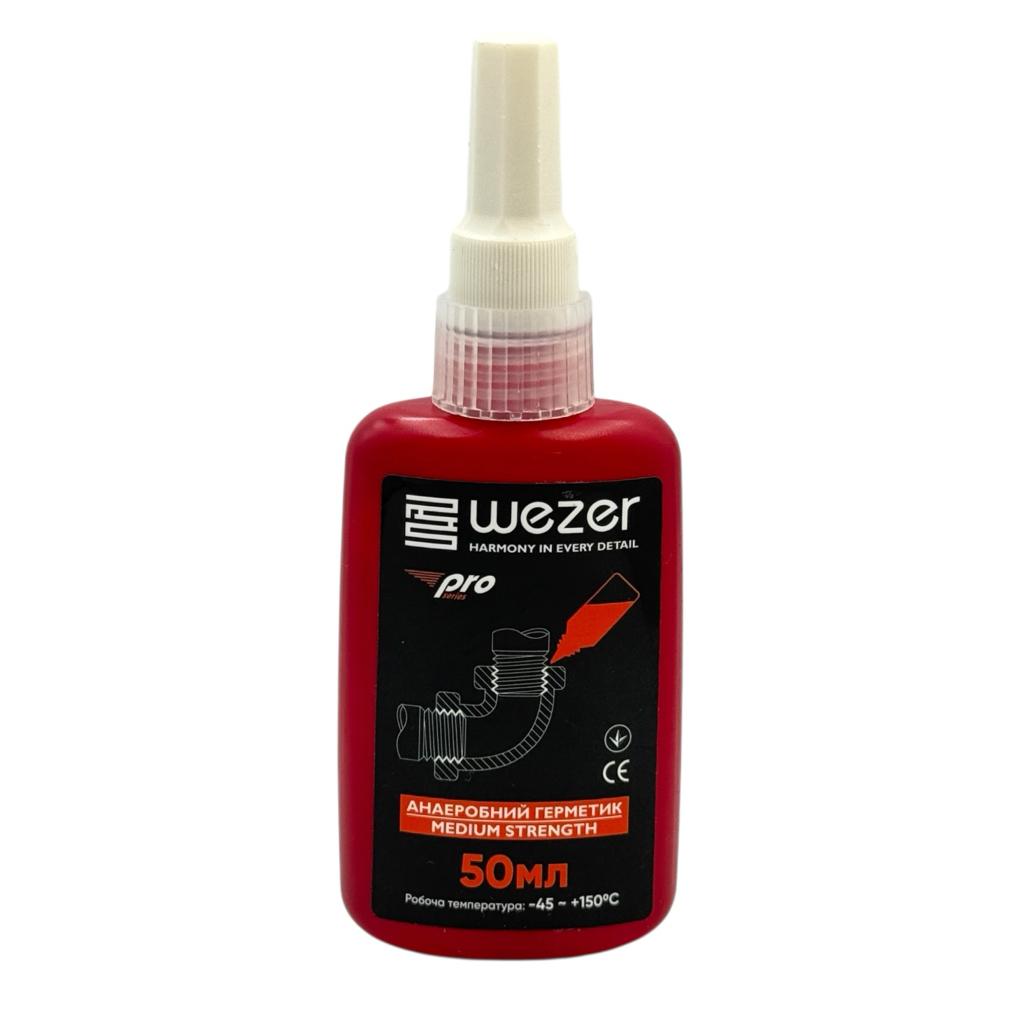 Уплотнительные материалы  WEZER PRO Герметик анаэробный (жидкий фум) 50 мл