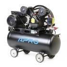 Компрессоры воздушные APRO Компрессор двухцилиндровый ременный OFBD-50 2.2кВт 402л/мин 8бар 50л (2 крана) + масло 0,5л 850181