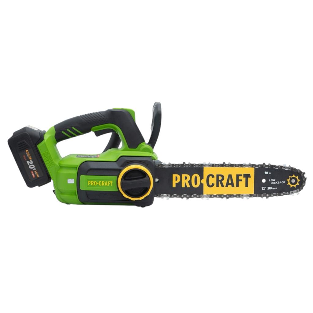 Пилки ланцюгові акумуляторні PROCRAFT Пила акумулятор. безщіткова (без АКБ та ЗП) PKA42Li