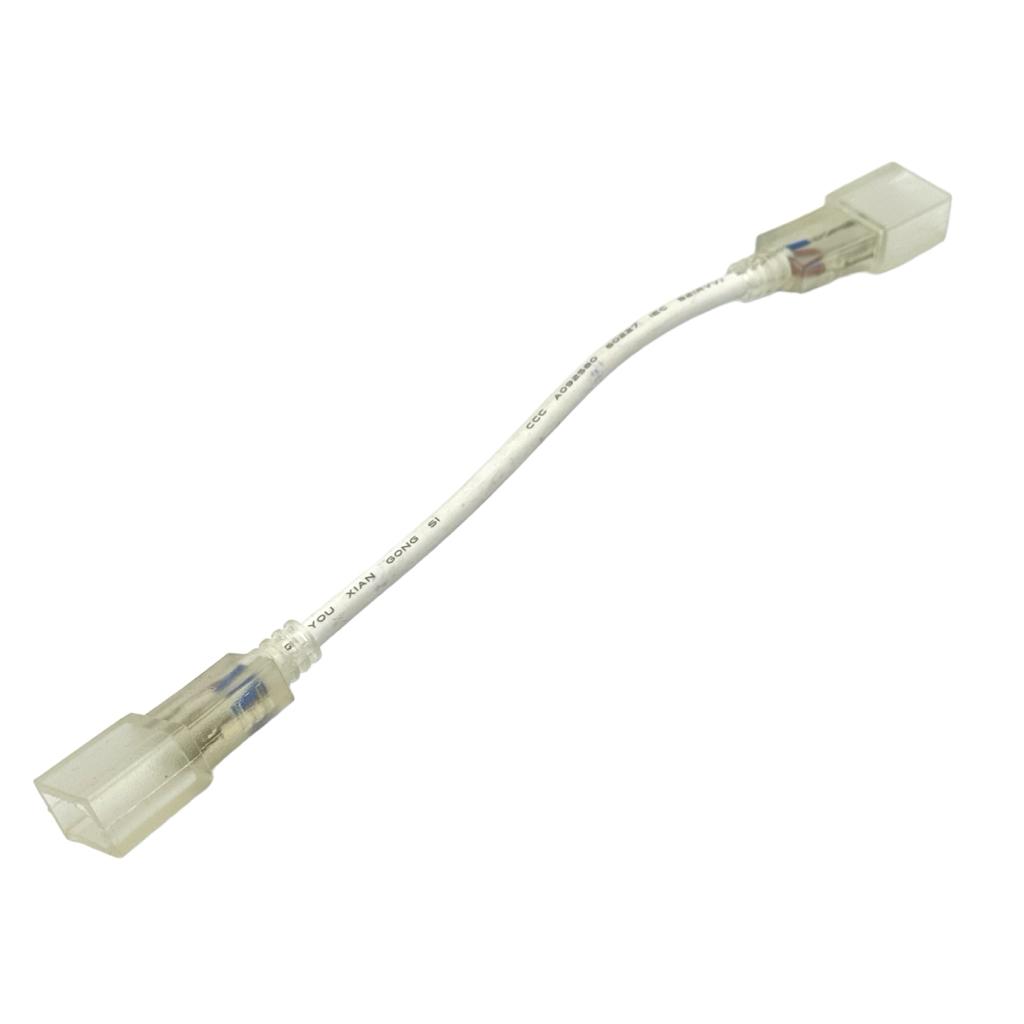 Комплектующие для LED NEON 12V AVT Коннектор двухстороний для LED NEON 12V 8мм. №53/3