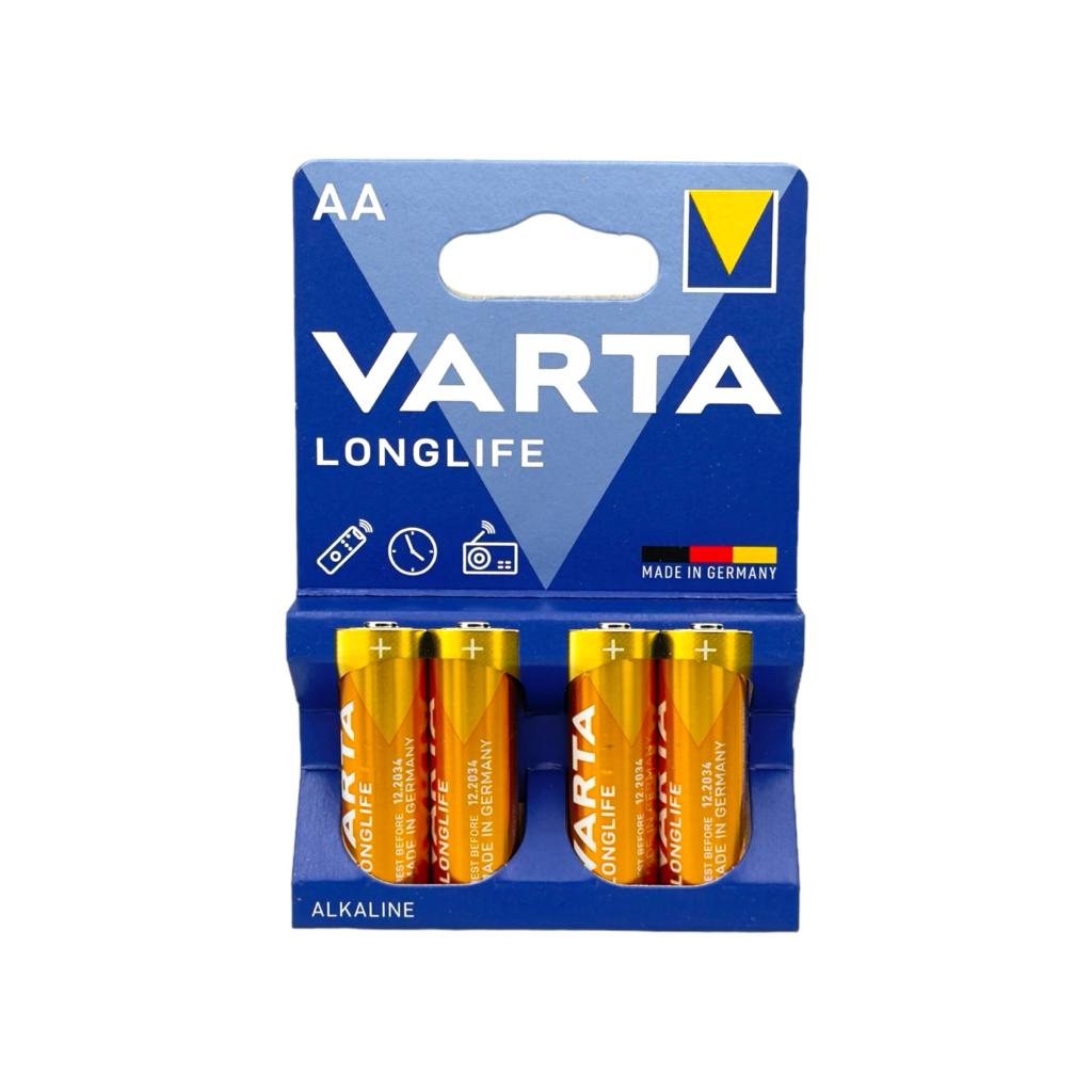 Батарейки VARTA LONGLIFE AA/LR6 1,5V (уп./4шт.)