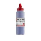 Шнуры отбивочные INTERTOOL Шнур розмічальний 30м з коректором, крейда 120 г (синя) MT-2506