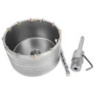 Коронки по бетону INTERTOOL Коронка по бетону 105мм + Переходник SDS Plus 100 мм SD-7105
