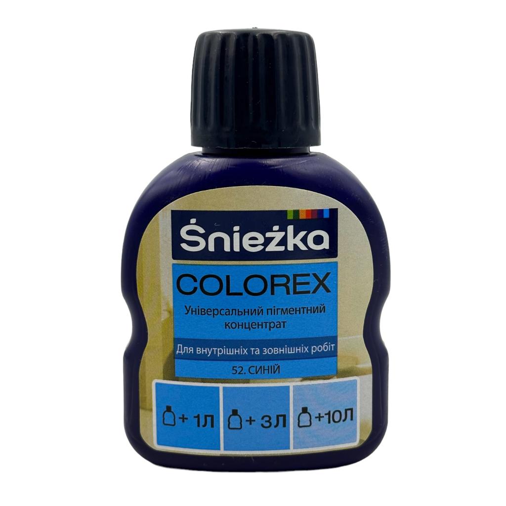 Пигменты для краски SNIEZKA COLOREX Универсальный пигментный концентрат 100 мл. №52 (синий)