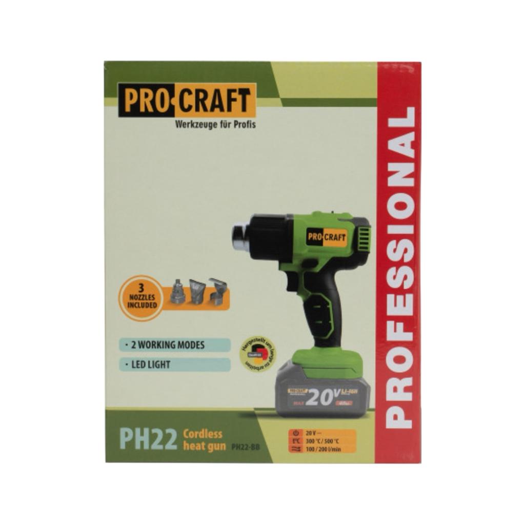 Фени акумуляторні PROCRAFT Фен акумуляторний (без АКБ та ЗП) PH22